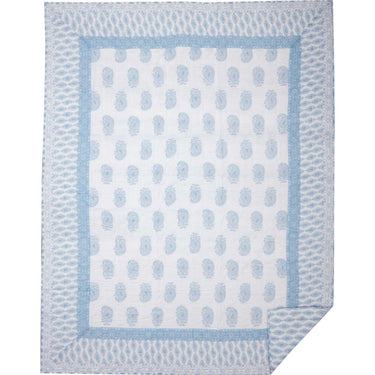 Avani Blue Twin Quilt 68Wx86L VHC Brands - The Fox Decor